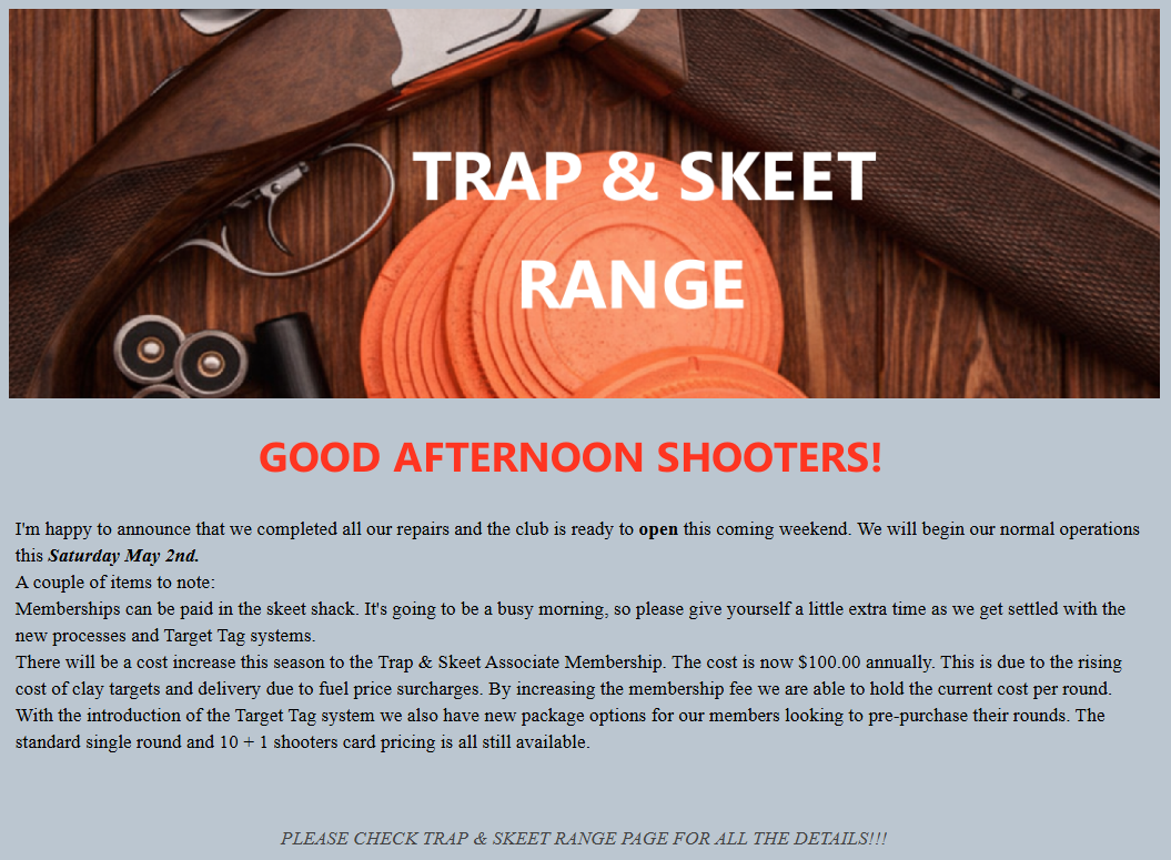 Trap & Skeet Home Image